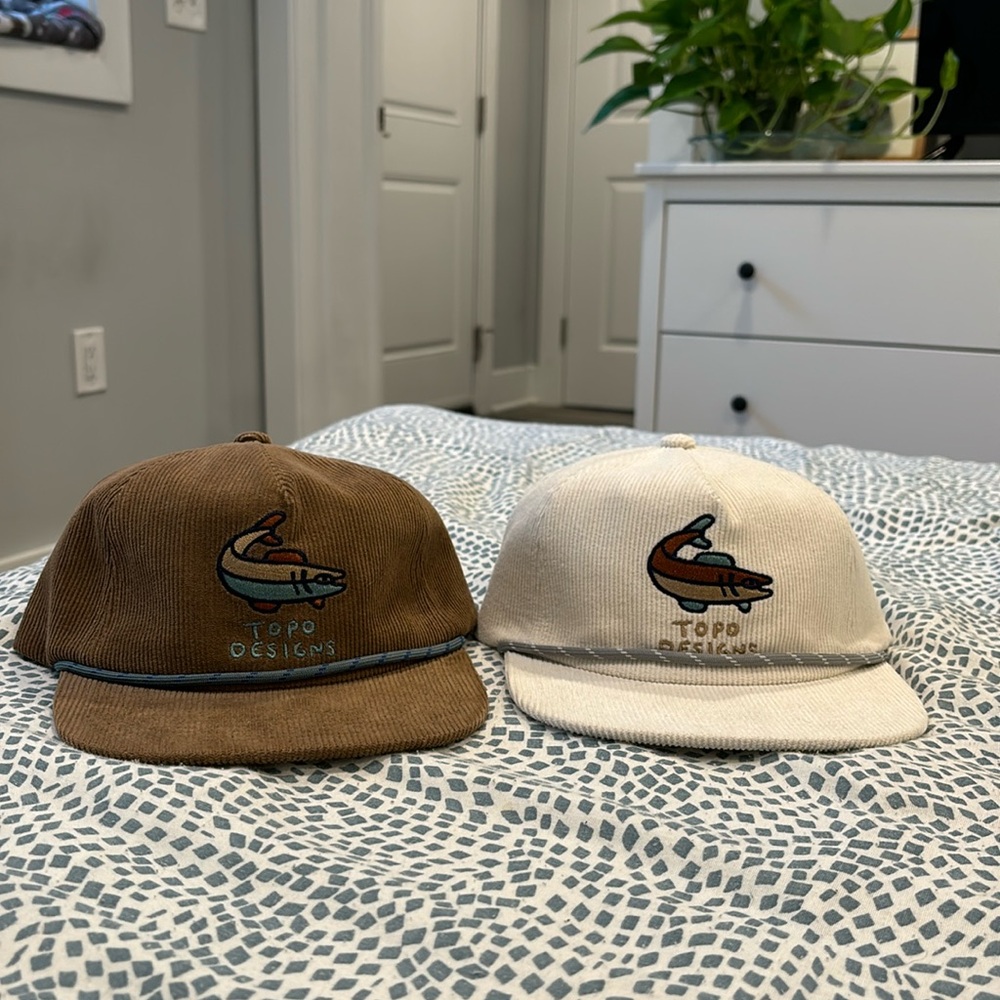 Flat brim hats